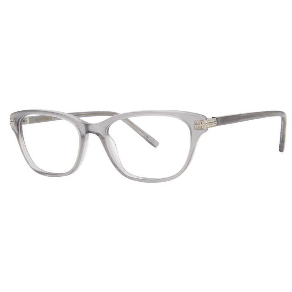 VERA WANG ELLE DOVE GRAY SWAROVSKI EYEGLASSES FRAMES 53-17-135